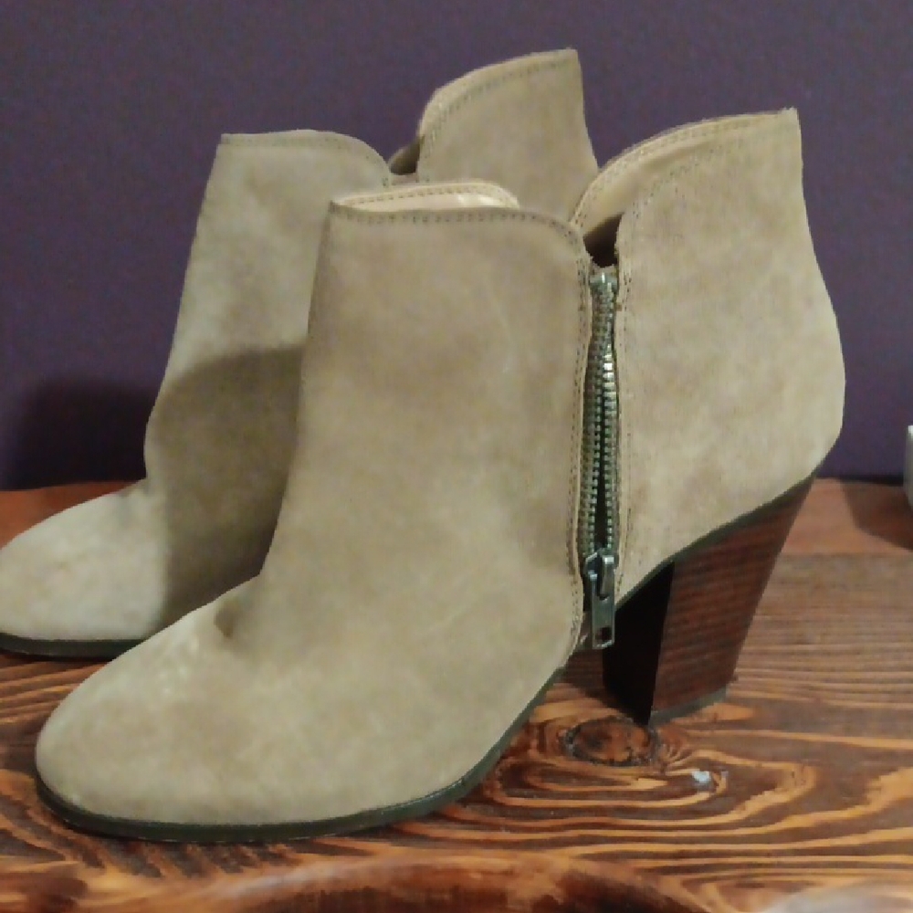 Sole Society Taupe Ankle Booties - Picture 4 of 8